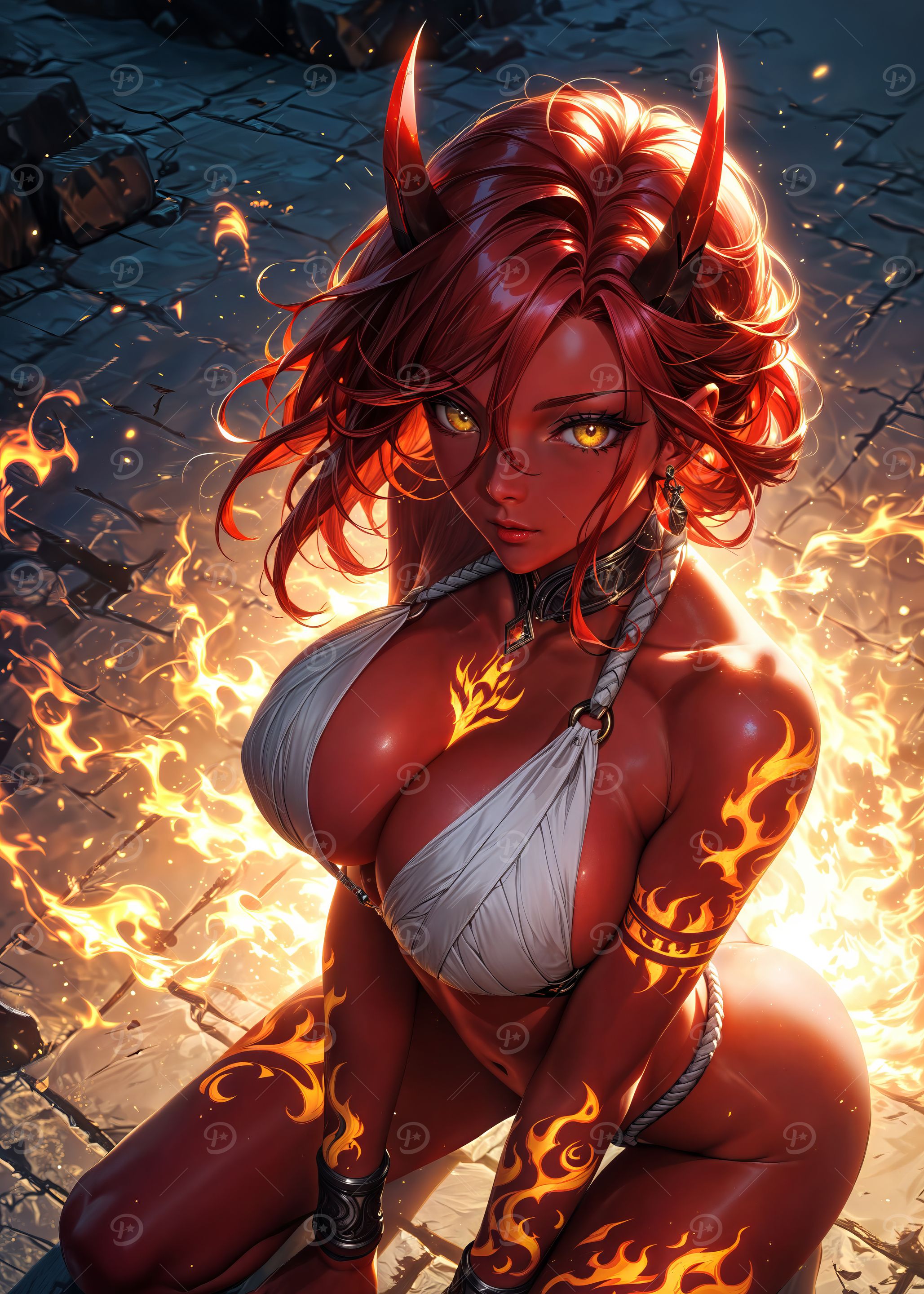 Hot Fiery Demoness