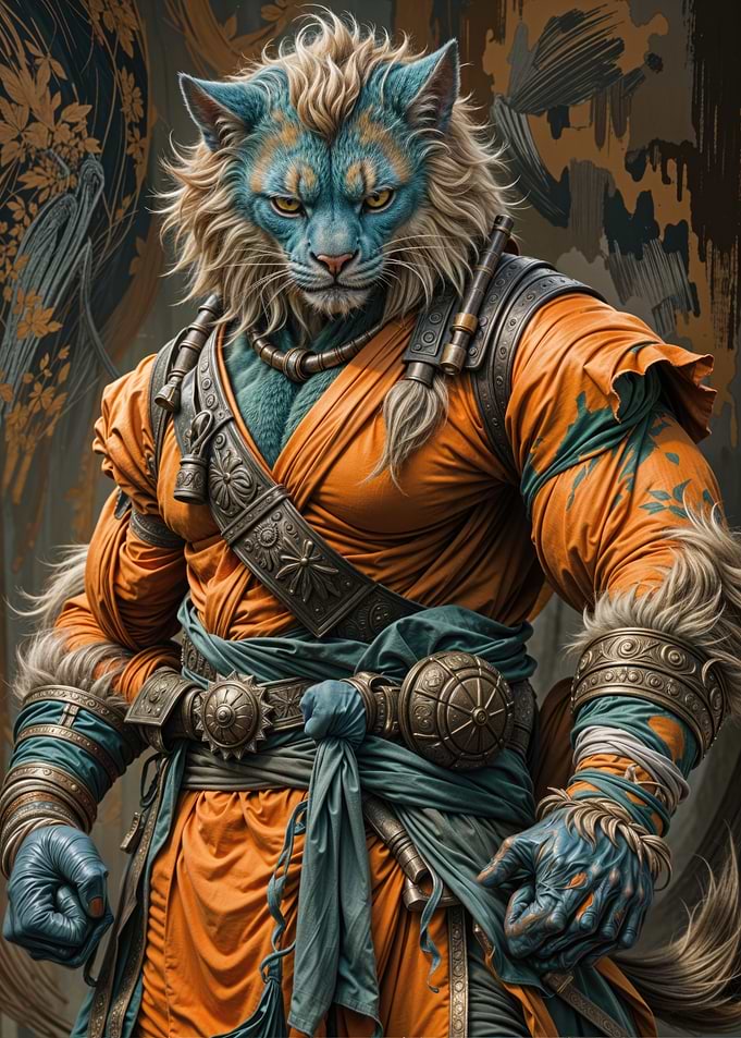 Powerful Cat Warrior