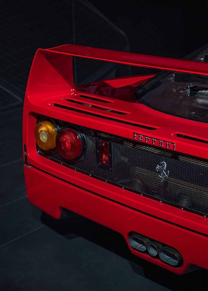 Ferrari F40 Rear View