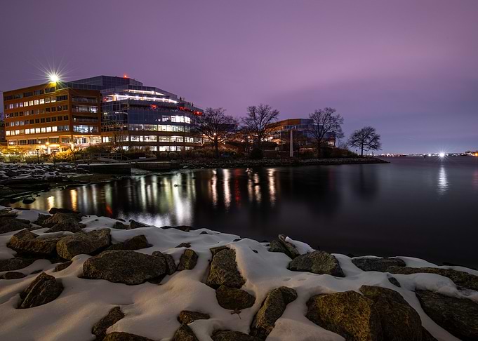 Alexandria Waterfront at Night