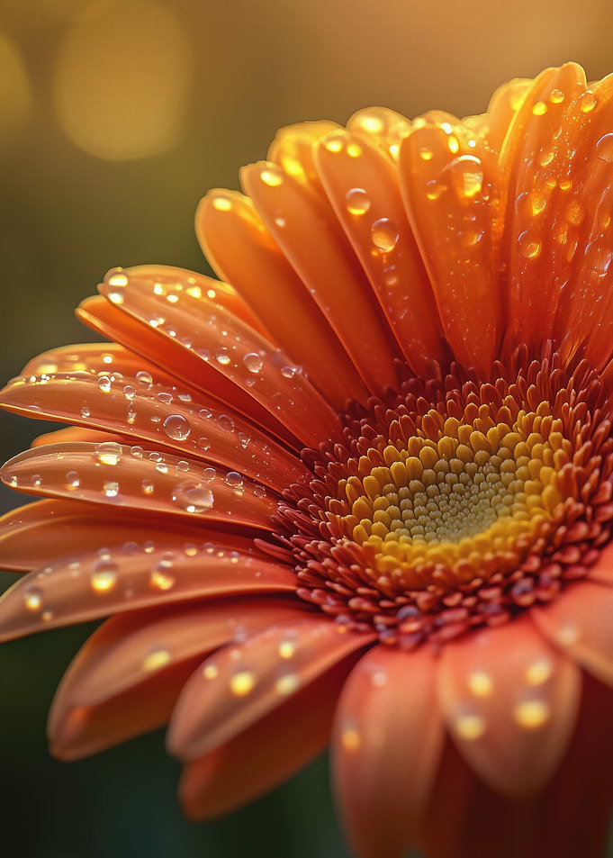 Orange Gerbera Daisy