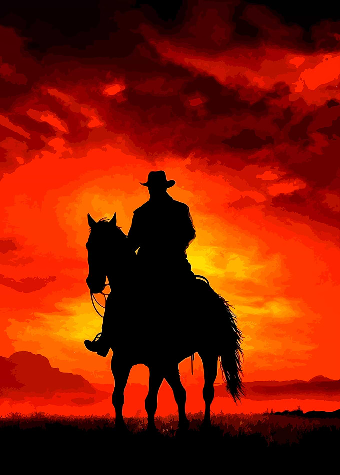 Cowboy Silhouette