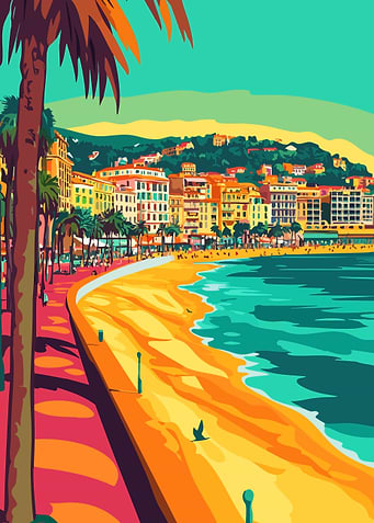 Cannes France Beach