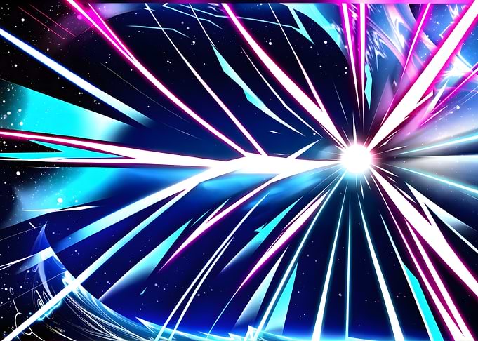 Neon Light Burst