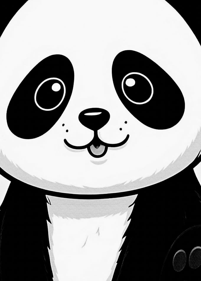 Cute Panda Illustration