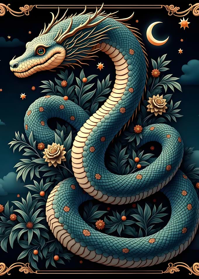 Blue Dragon in Bloom