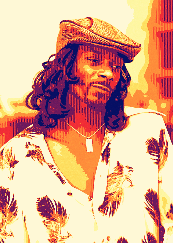 Snoop Dogg Pop Art Portrait
