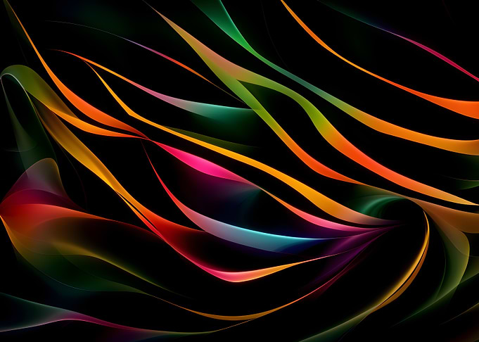 Abstract Colorful Swirls - 28T853