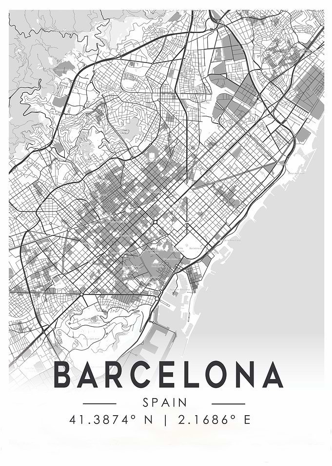 Barcelona City Map