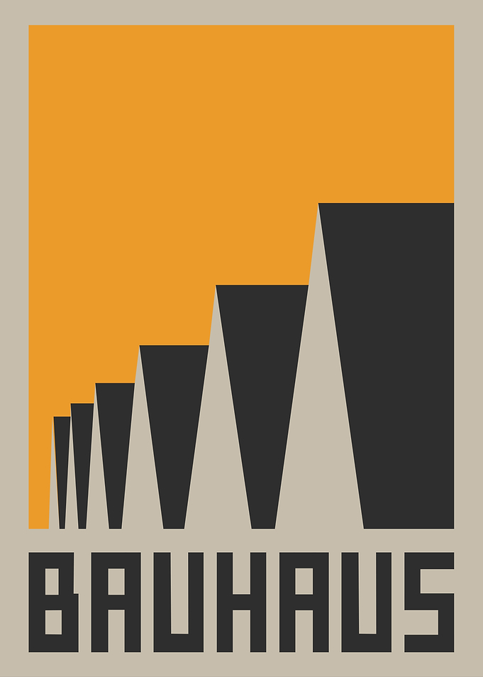 Bauhaus Geometric Art Print