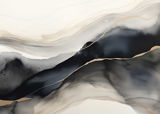 Abstract Ink Art
