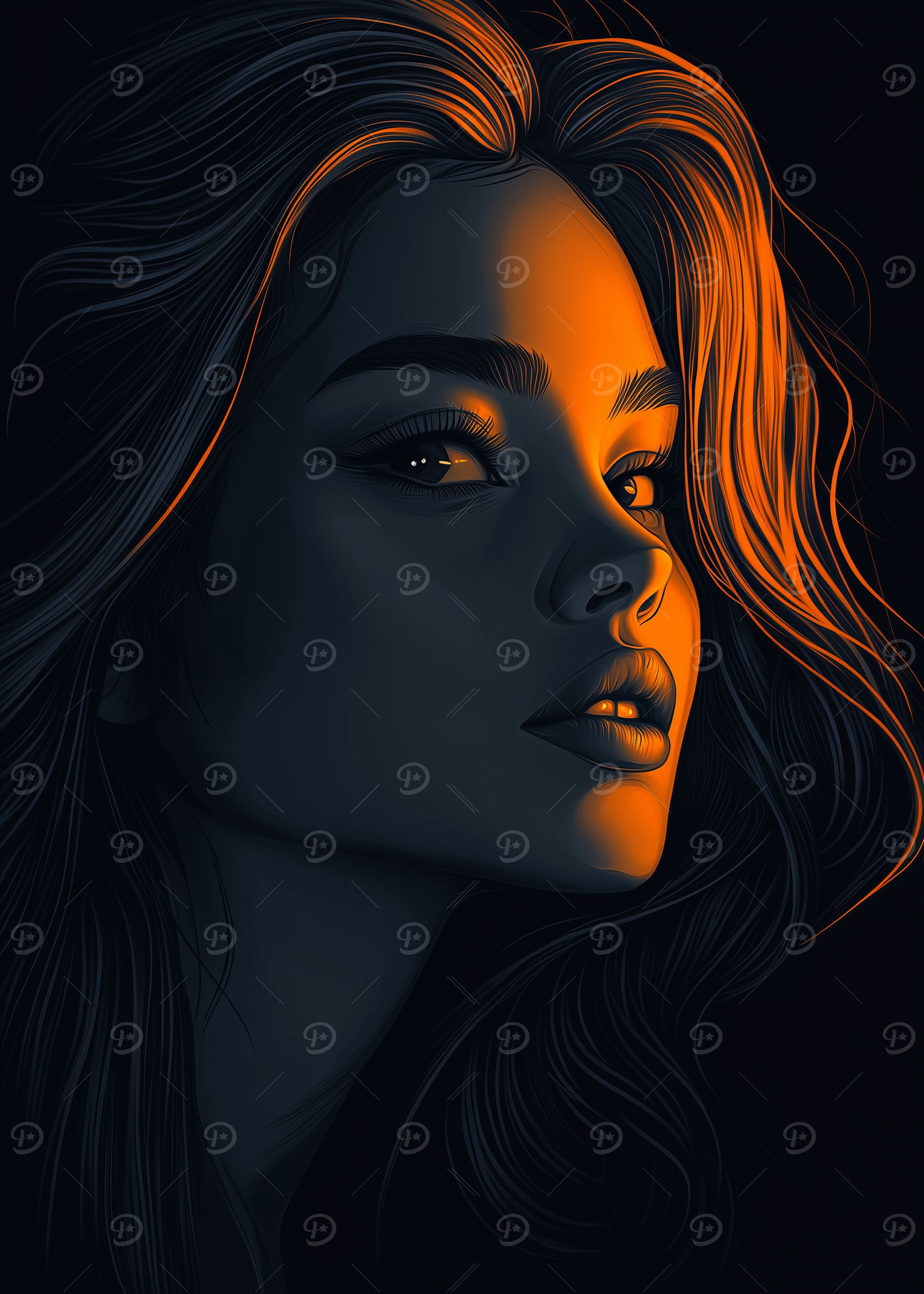 Midnight Glow Girl