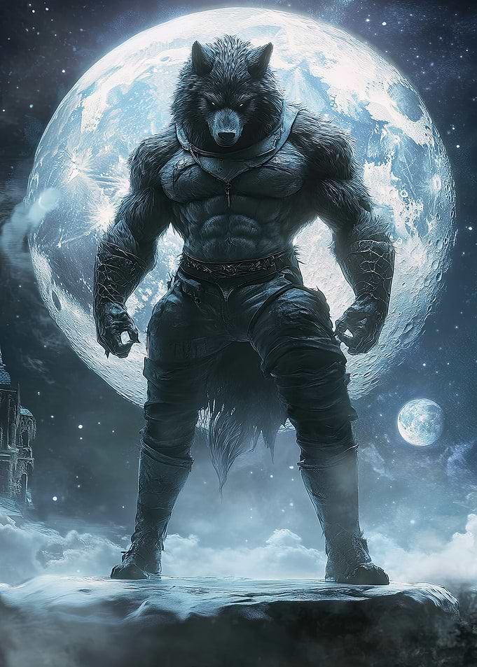 Werewolf Under Full Moon