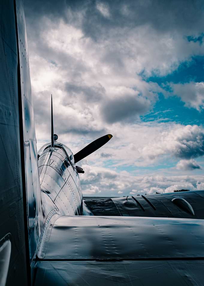 Spitfire looking the sky
