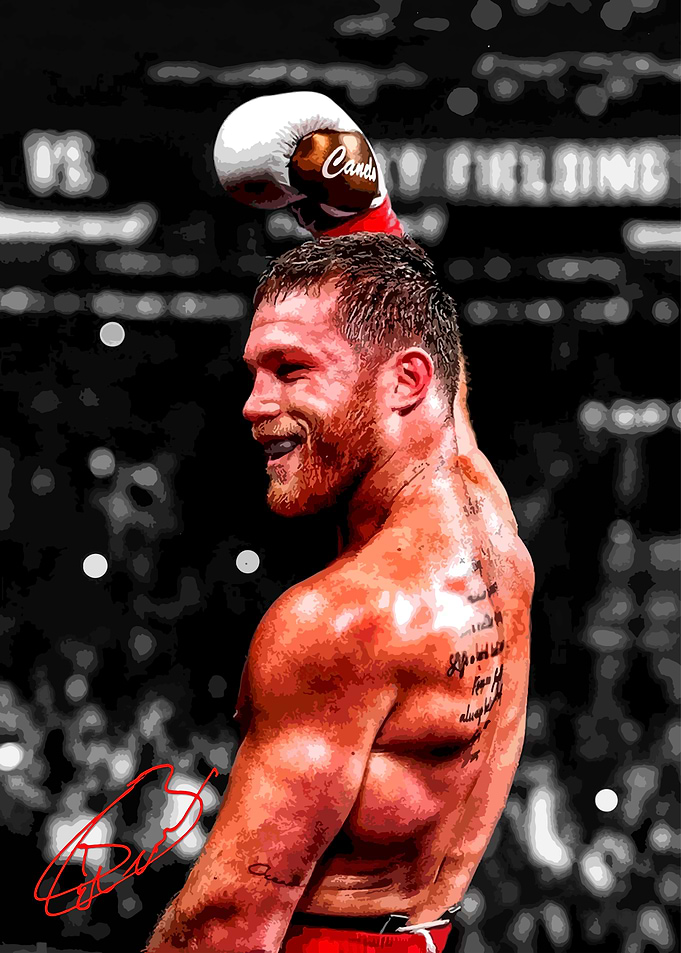 Canelo Alvarez Boxing Art