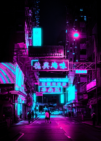 Neon Cityscape