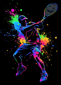 Tennis Player Silhouette