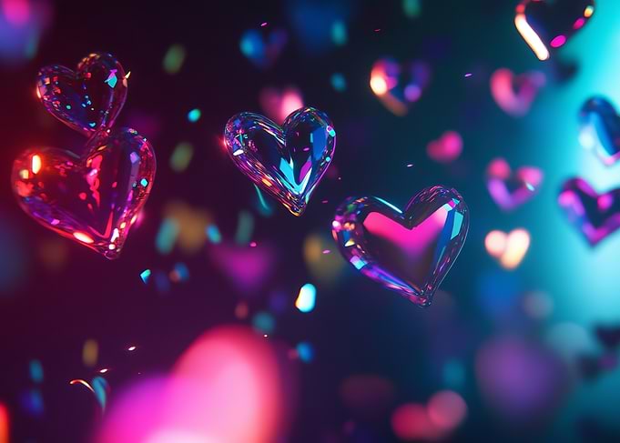 Neon Hearts