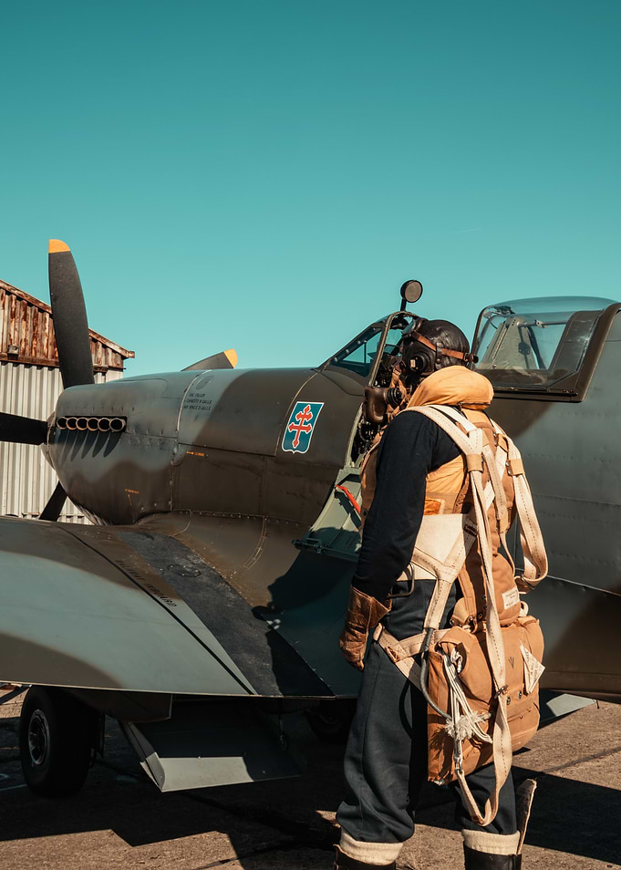 WWII Spitfire Fighter Pilot