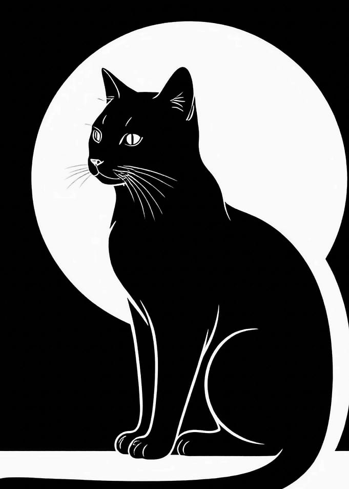 Black Cat Silhouette