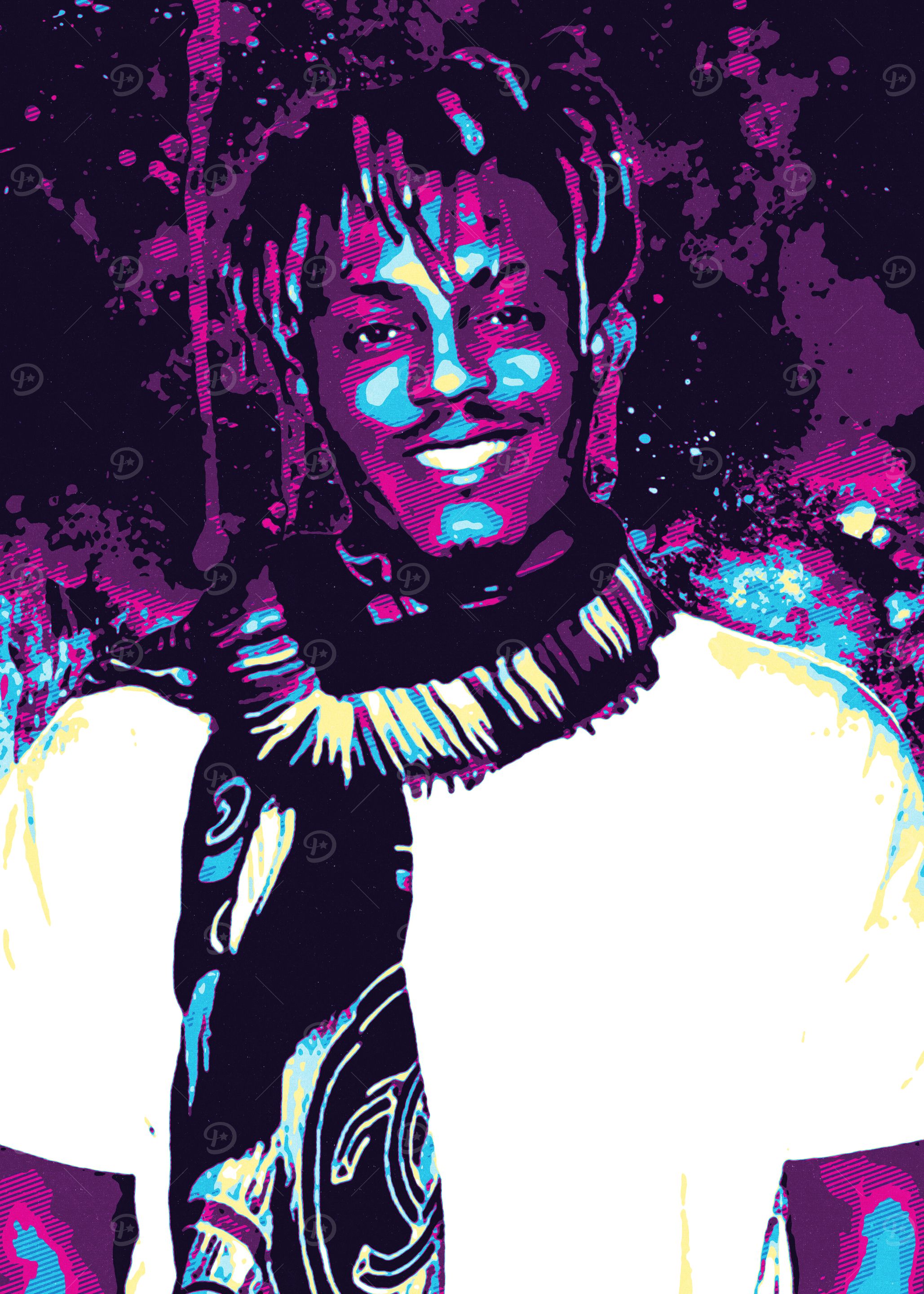 Juice Wrld Pop Art Portrait