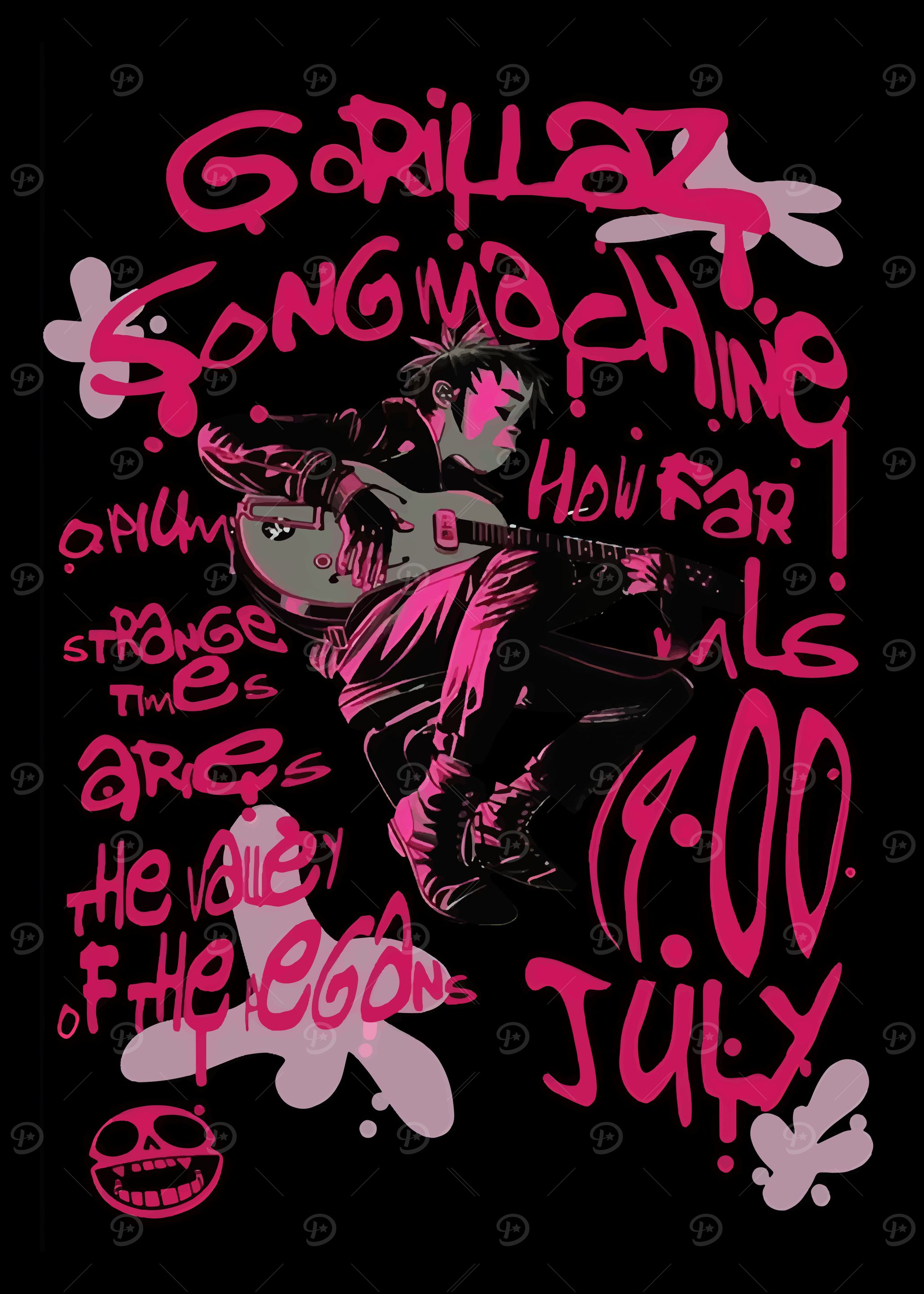 Gorillaz Song Machine Poster