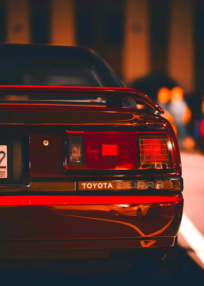 Toyota Supra Rear View