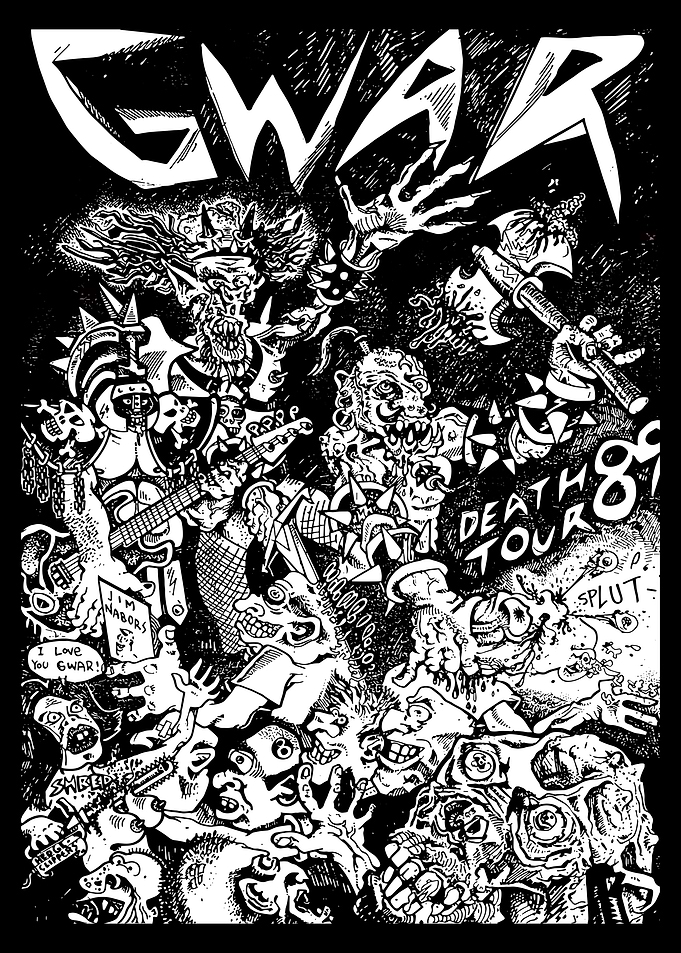 GWAR Death Tour 81 Poster