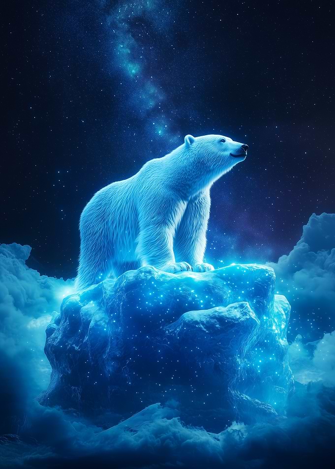 Polar Bear on Iceberg