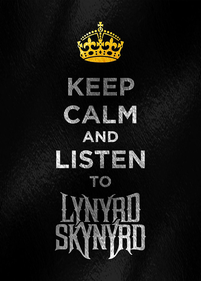 Lynyrd Skynyrd Keep Calm Poster