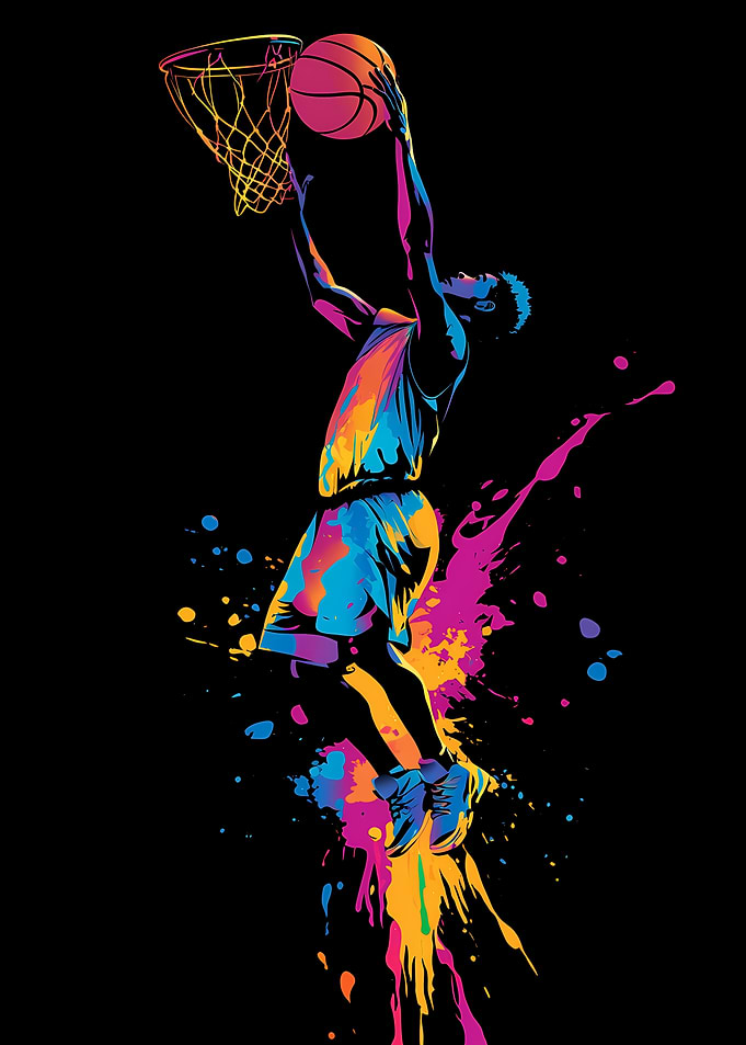 Basketball Dunk Artwork