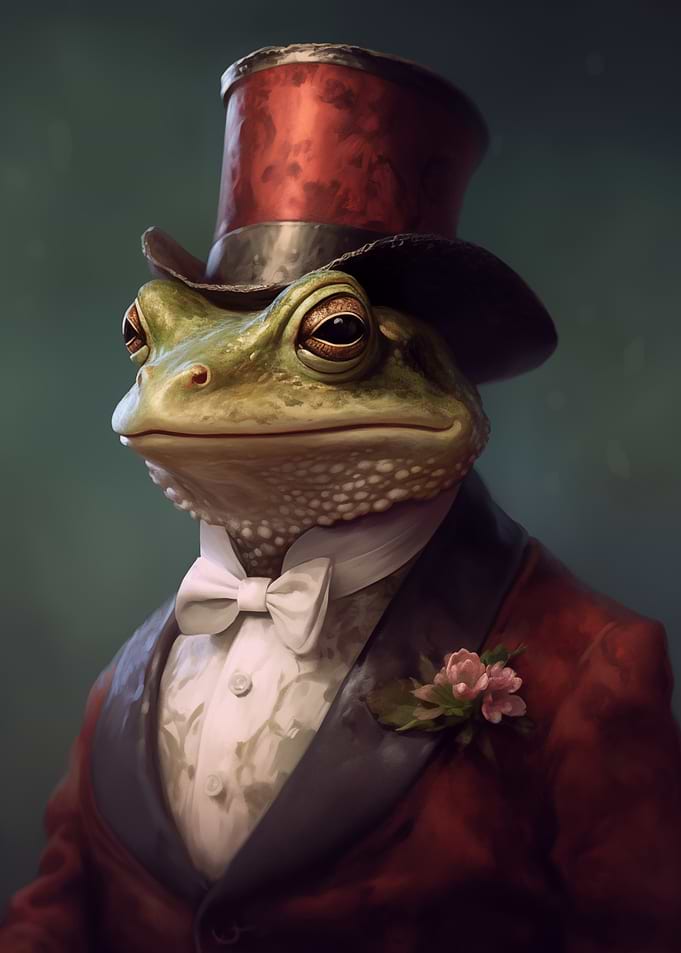 Toad in Tuxedo