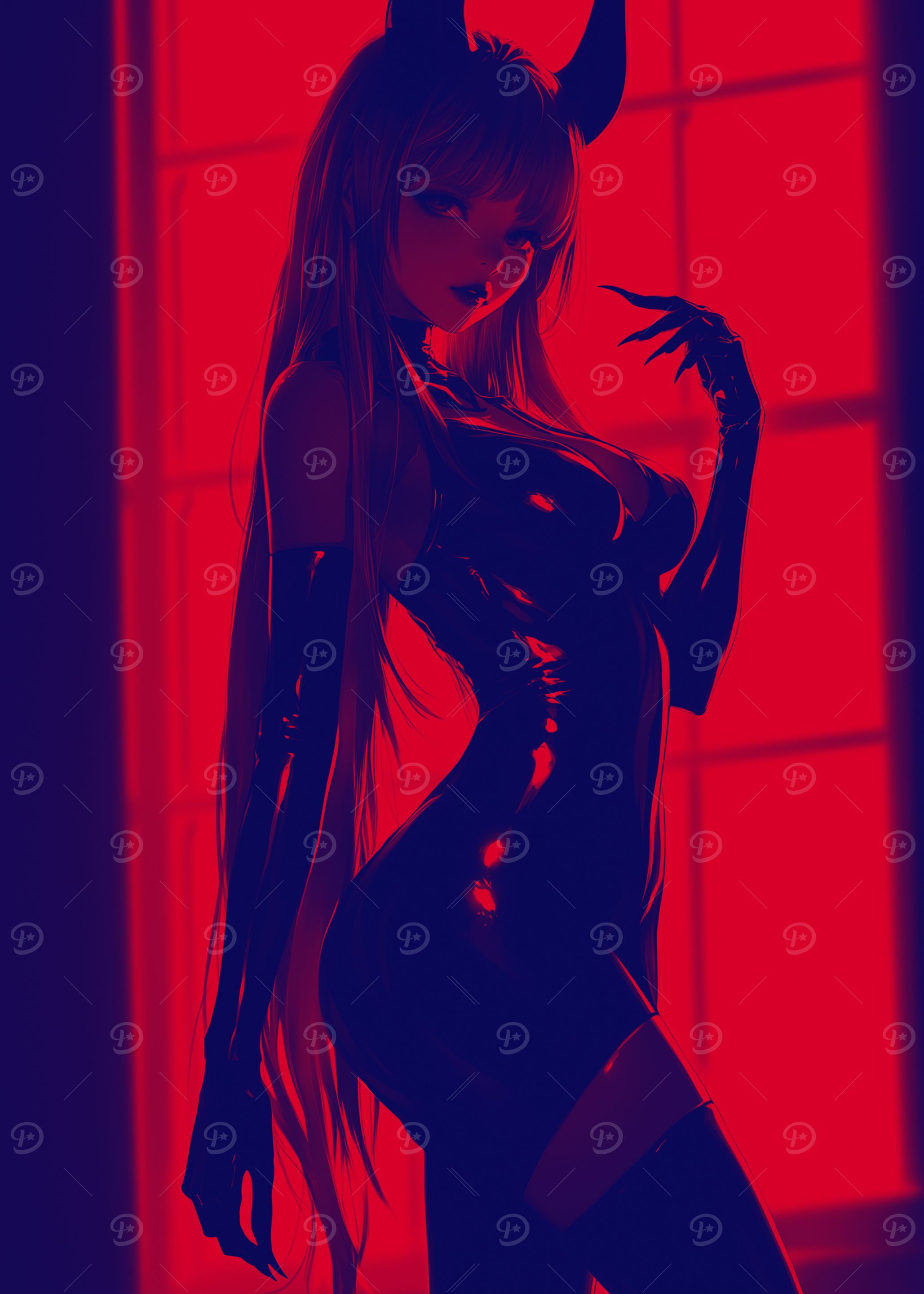Anime Devil Girl