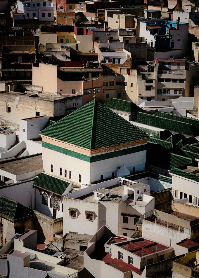 Green Roofed Building in Morocco