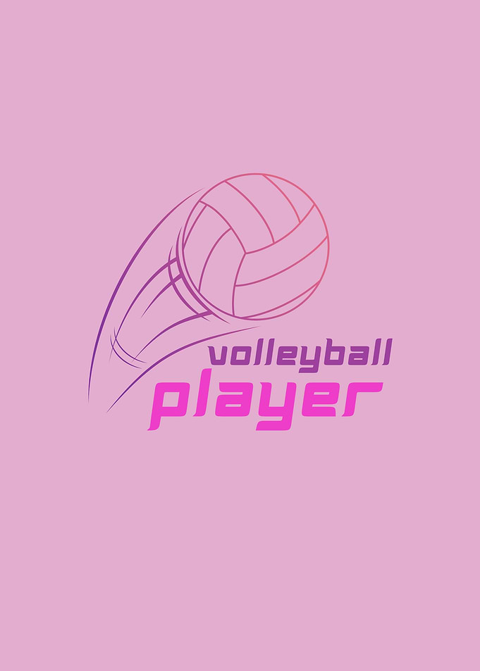 Volleyball Player Graphic