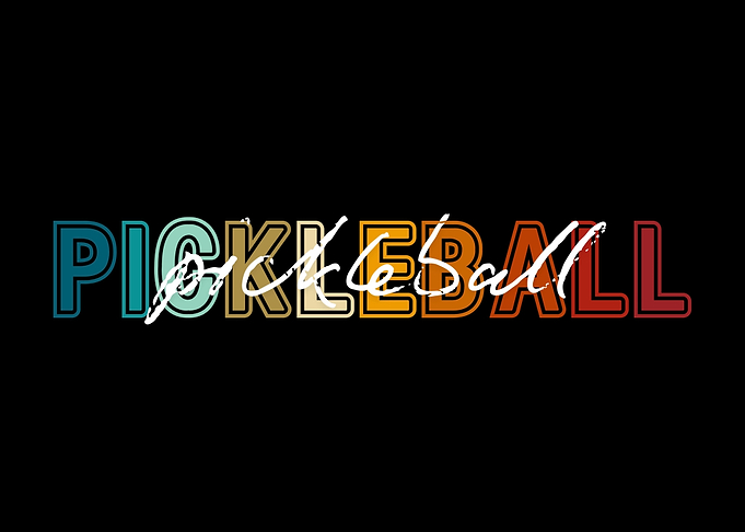 Pickleball Retro Design