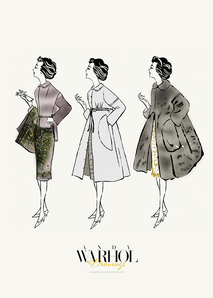 Warhol Drawings Poster | Fashion 3