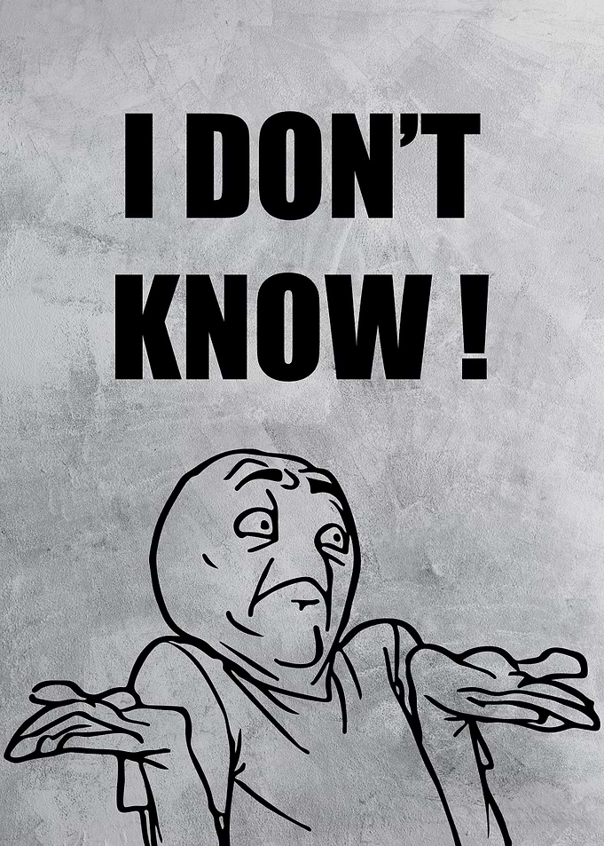 I Don't Know Meme