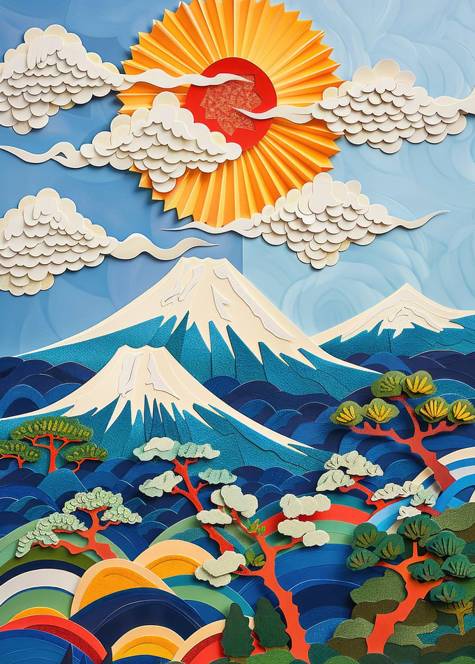 Papercraft Mount Fuji