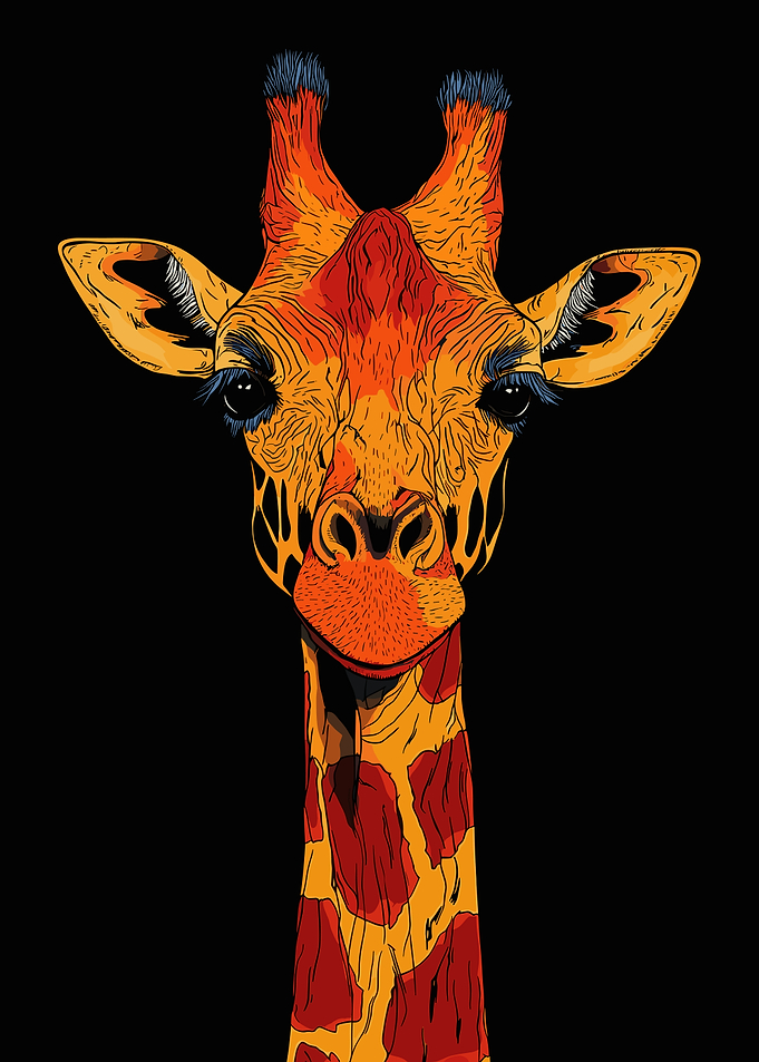 Giraffe Portrait