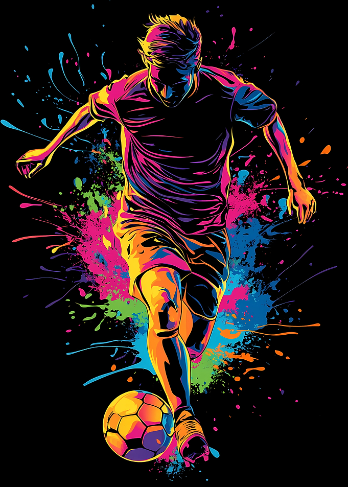 Soccer Player in Action