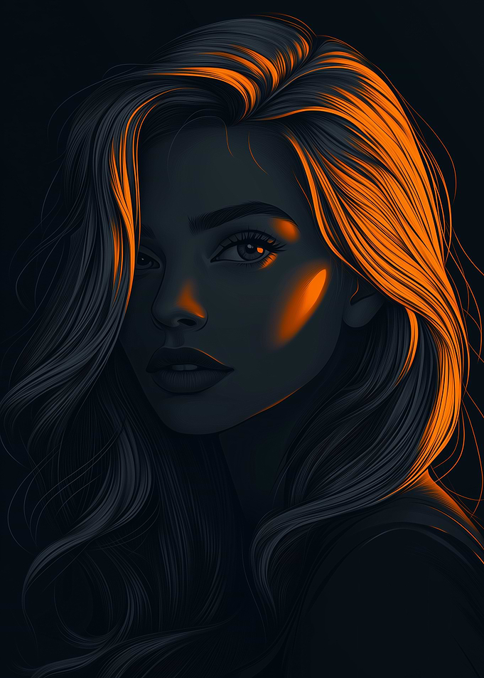 Female Face Portrait
