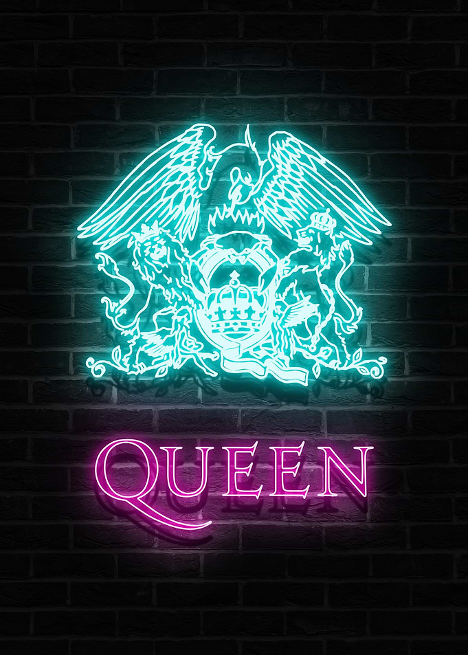 Queen Neon Sign