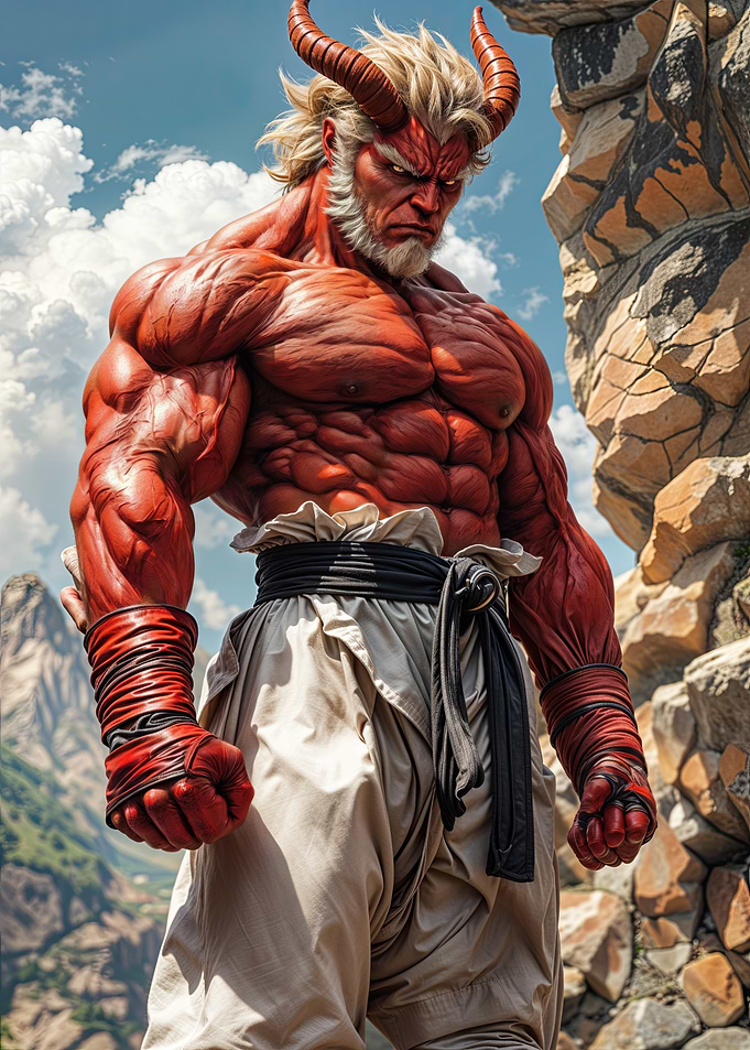 Demonic Fighter Poster