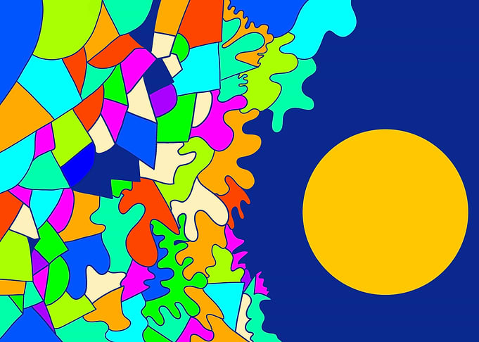 Abstract Colorful Art