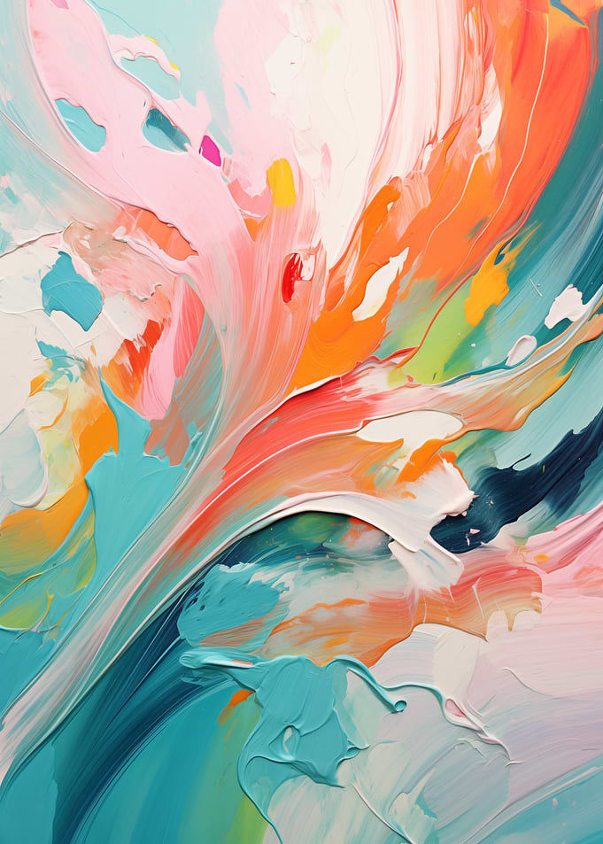Abstract Colorful Painting