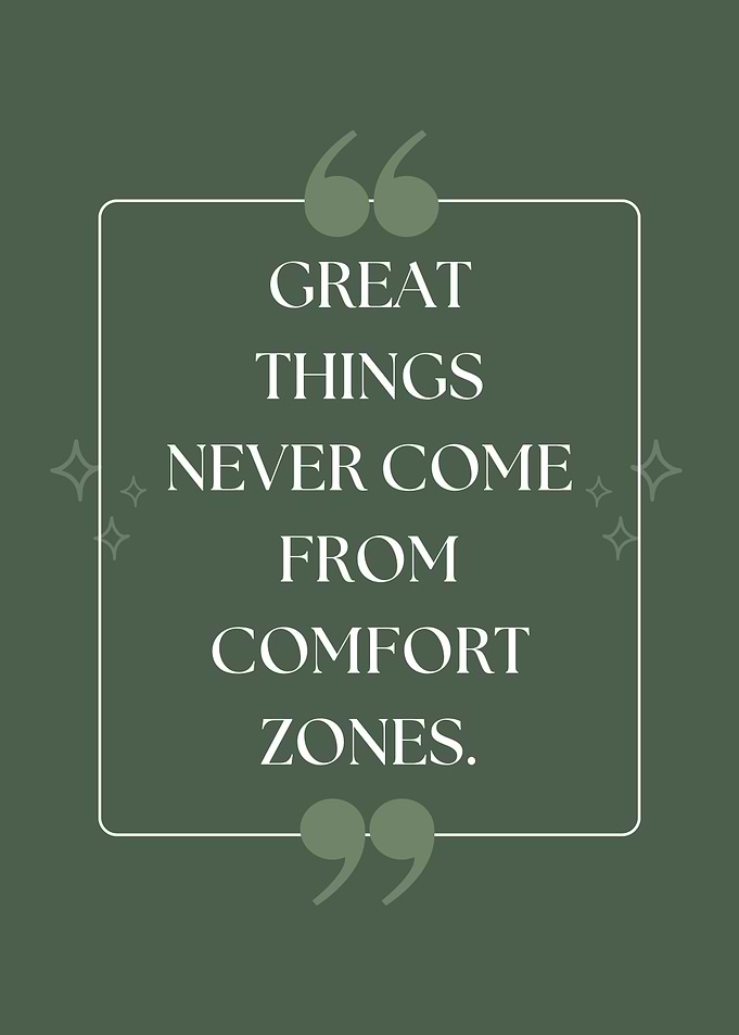 Comfort Zone Motivational Quote