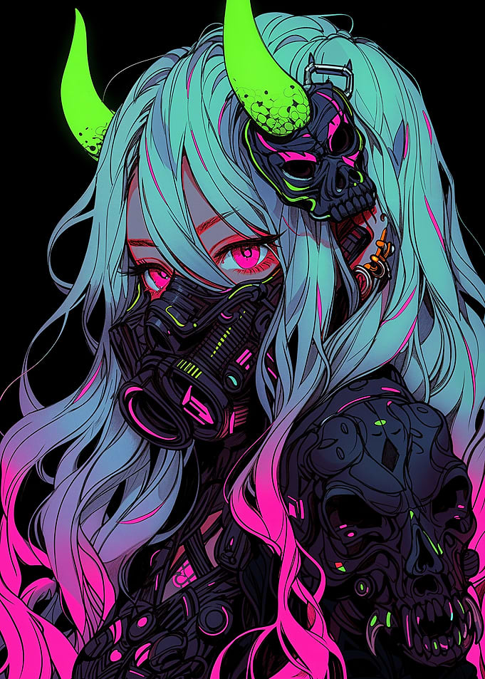 Cyberpunk Anime Girl