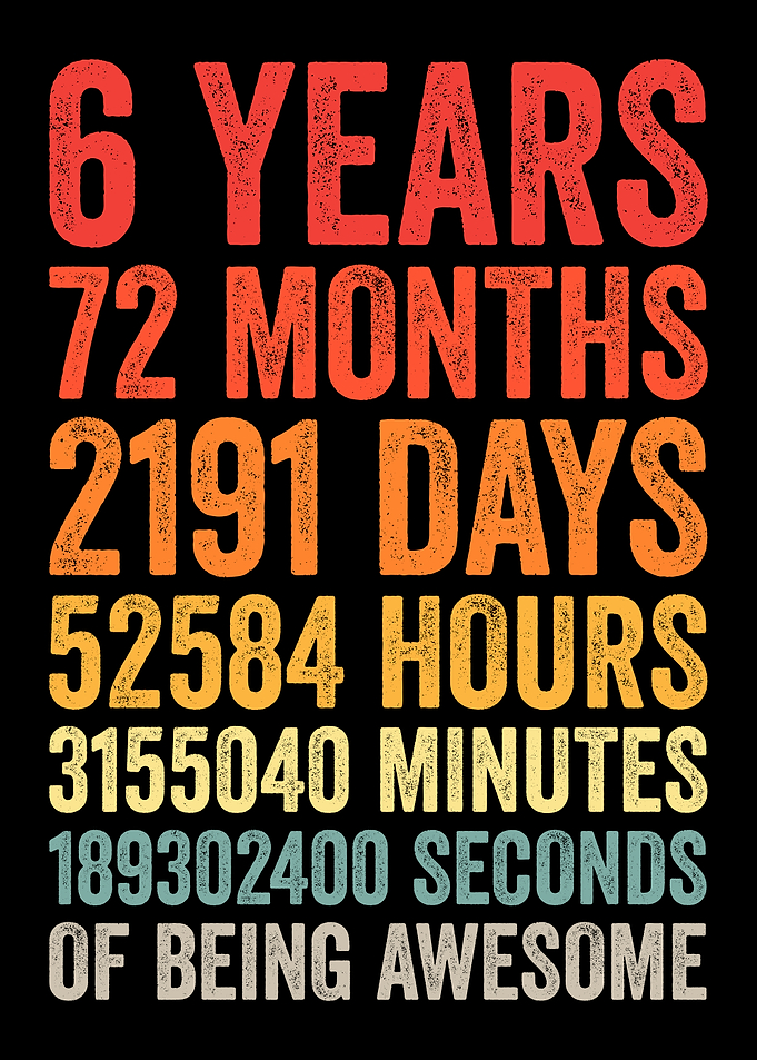 6 Years of Awesomeness