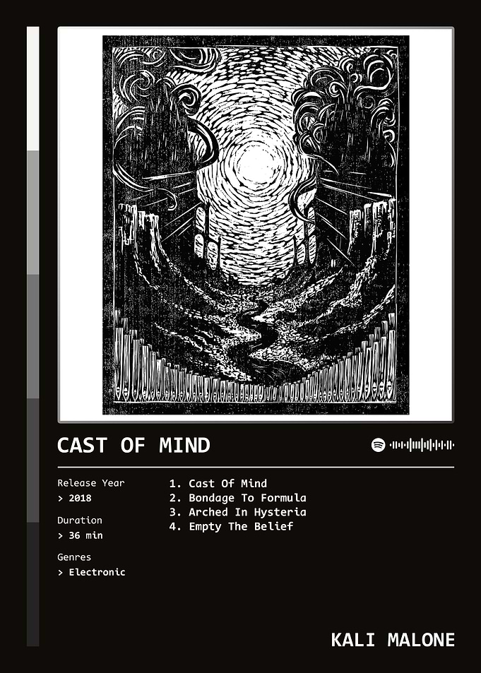 Cast Of Mind (2018) Album by Kali Malone